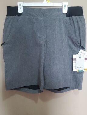 Wind River Outfitters Charcoal Anthracite Knit Hiking  Shorts  Size 14